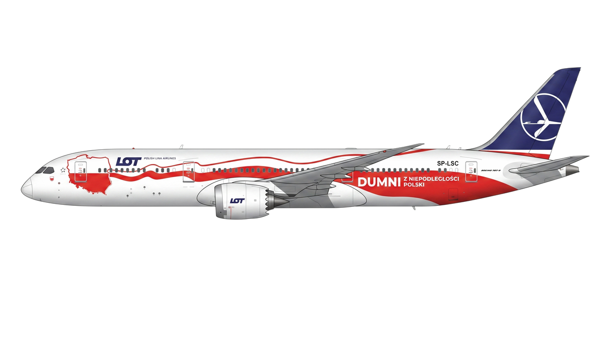 LOT Polish Airlines Boeing 787 livery