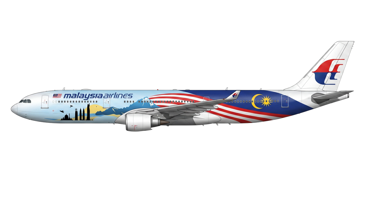 Malaysia Airlines Airbus A330/A340 livery