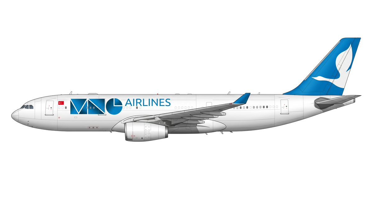 MNG Airlines Cargo Airbus A330/A340 livery