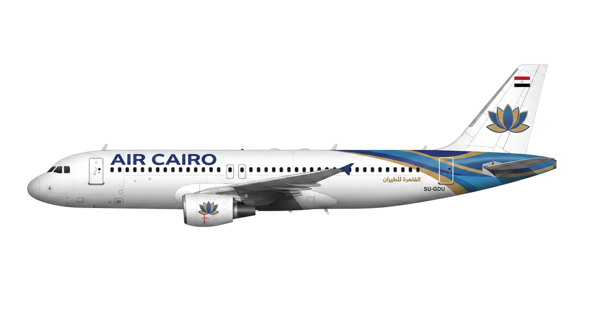 Air Cairo Airbus A318/A319/A32 livery