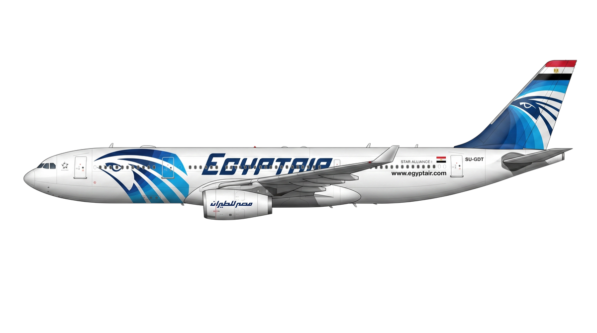EgyptAir Airbus A330/A340 livery