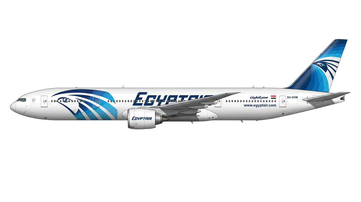 EgyptAir Boeing 777 livery