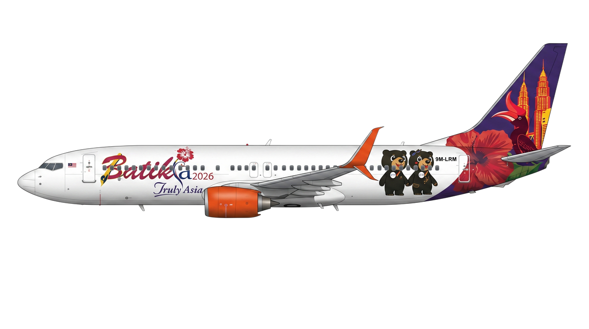 Malindo Airways Sdn Bhd ( Malindo A Boeing 737 NG livery