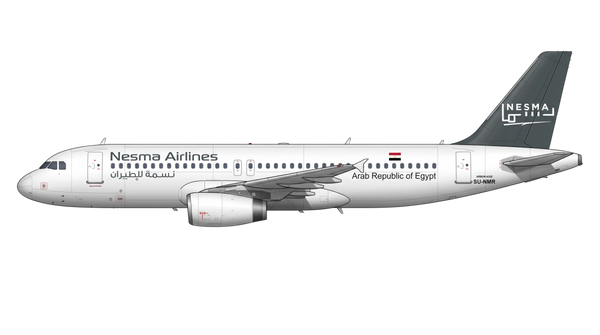 Nesma Airlines Airbus A318/A319/A32 livery