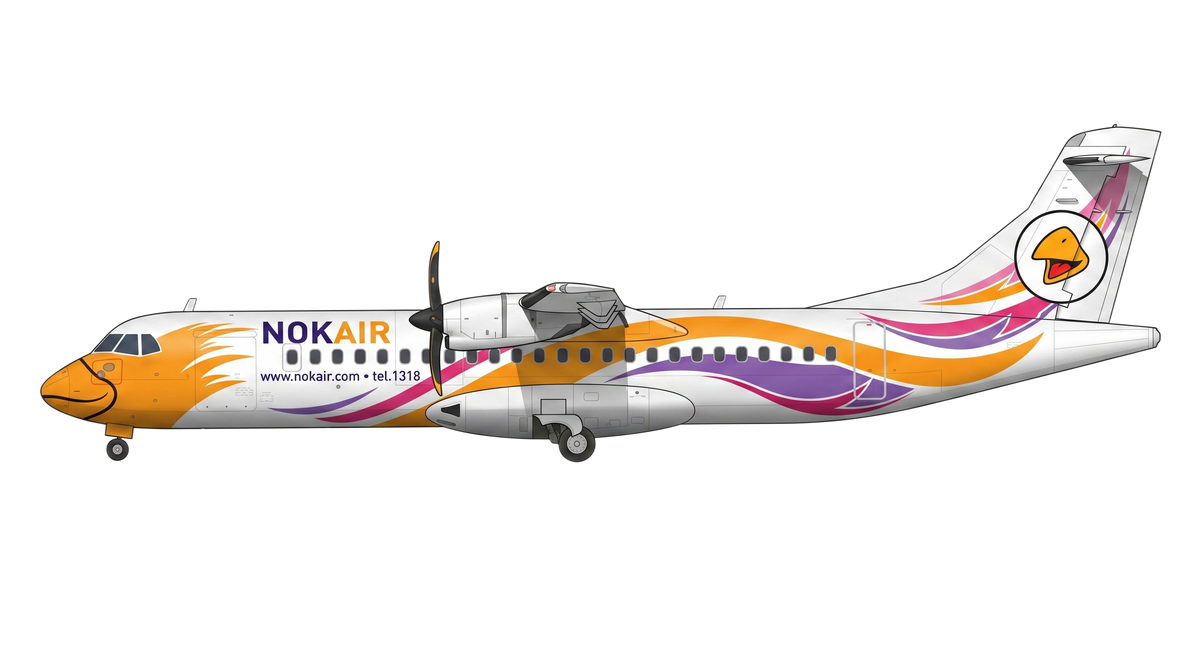 Nok Air ATR 42/72 livery