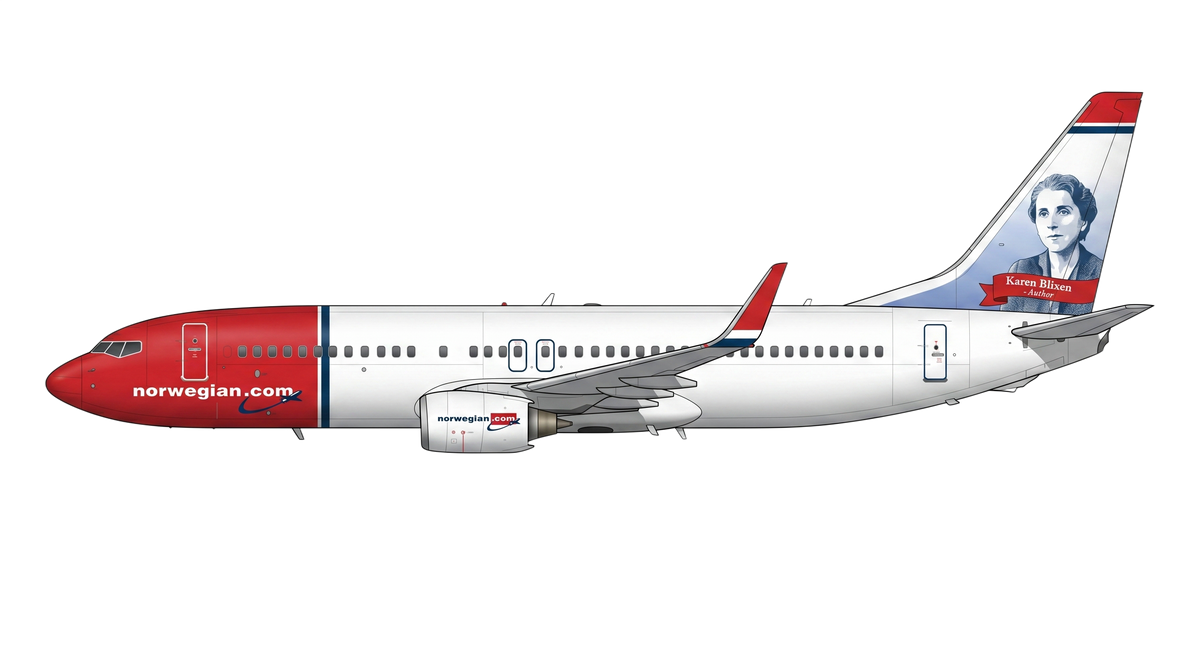 Norwegian Air Shuttle Boeing 737 NG livery