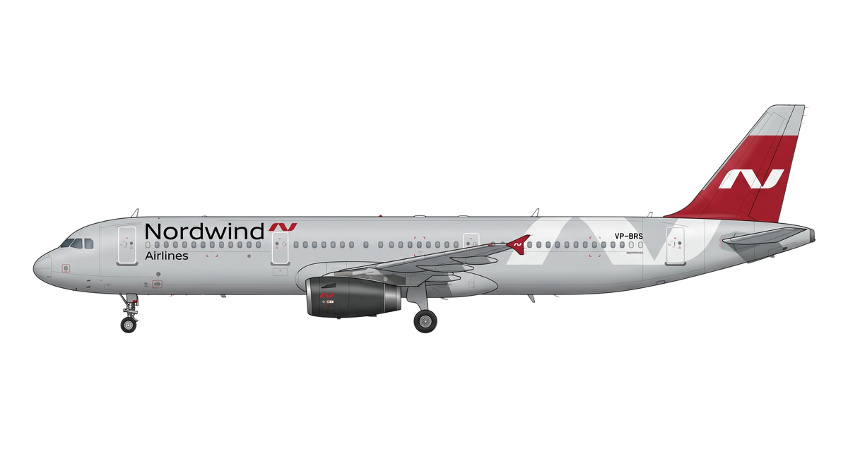 Nordwind Airlines Airbus A318/A319/A32 livery