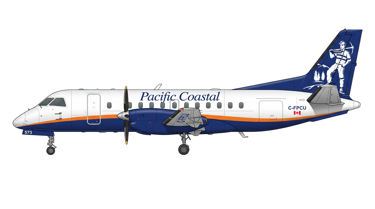 Pacific Coastal Airlines Limited Saab 340 livery