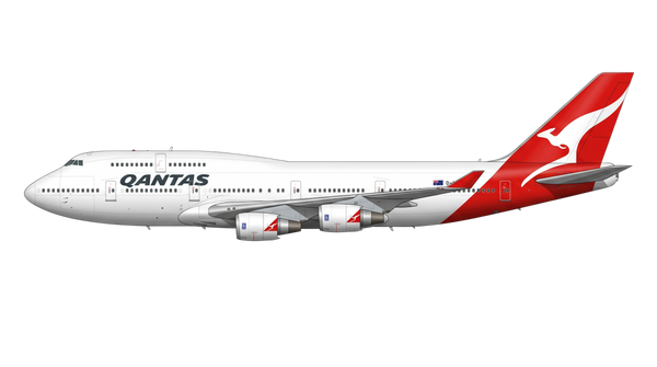 Qantas Boeing 747 livery