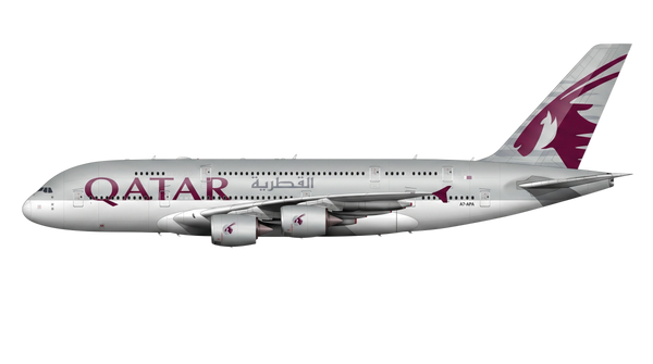Qatar Airways Airbus A380 livery