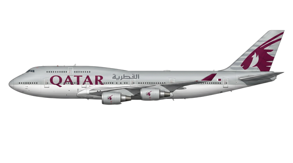 Qatar Airways Boeing 747 livery