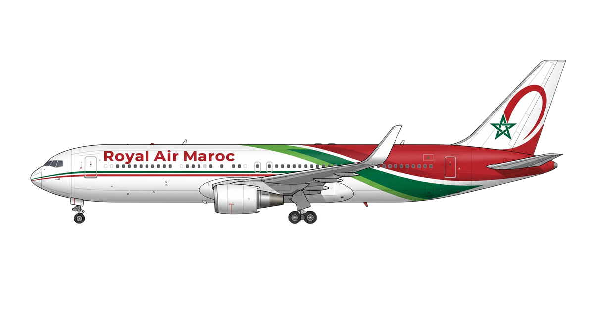 Royal Air Maroc Boeing 767 livery