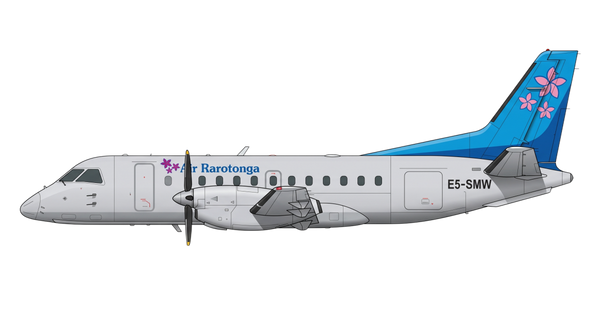 Air Rarotonga Saab 340 livery
