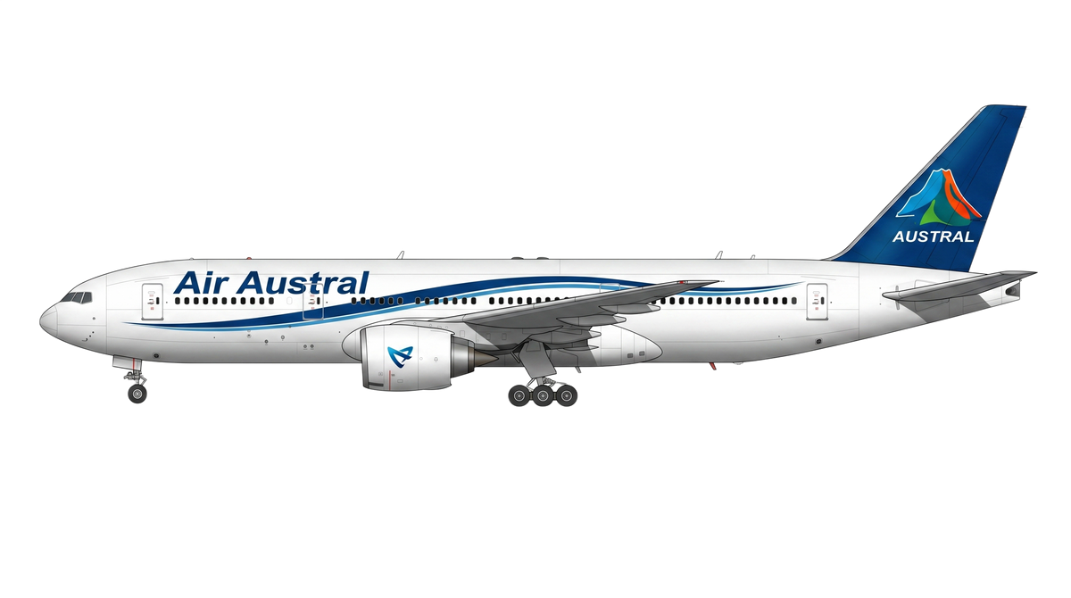 Air Austral Boeing 777 livery