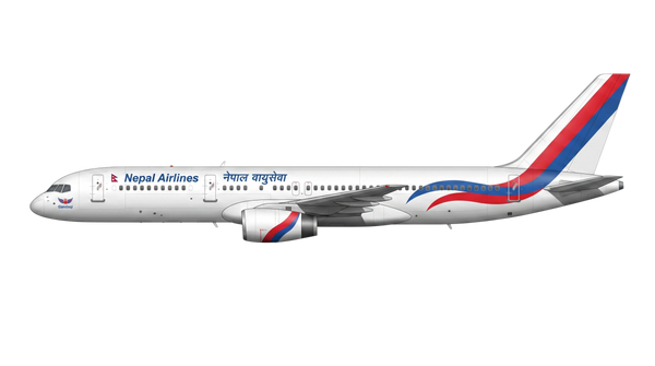 Nepal Airlines Corporation Boeing 757 livery