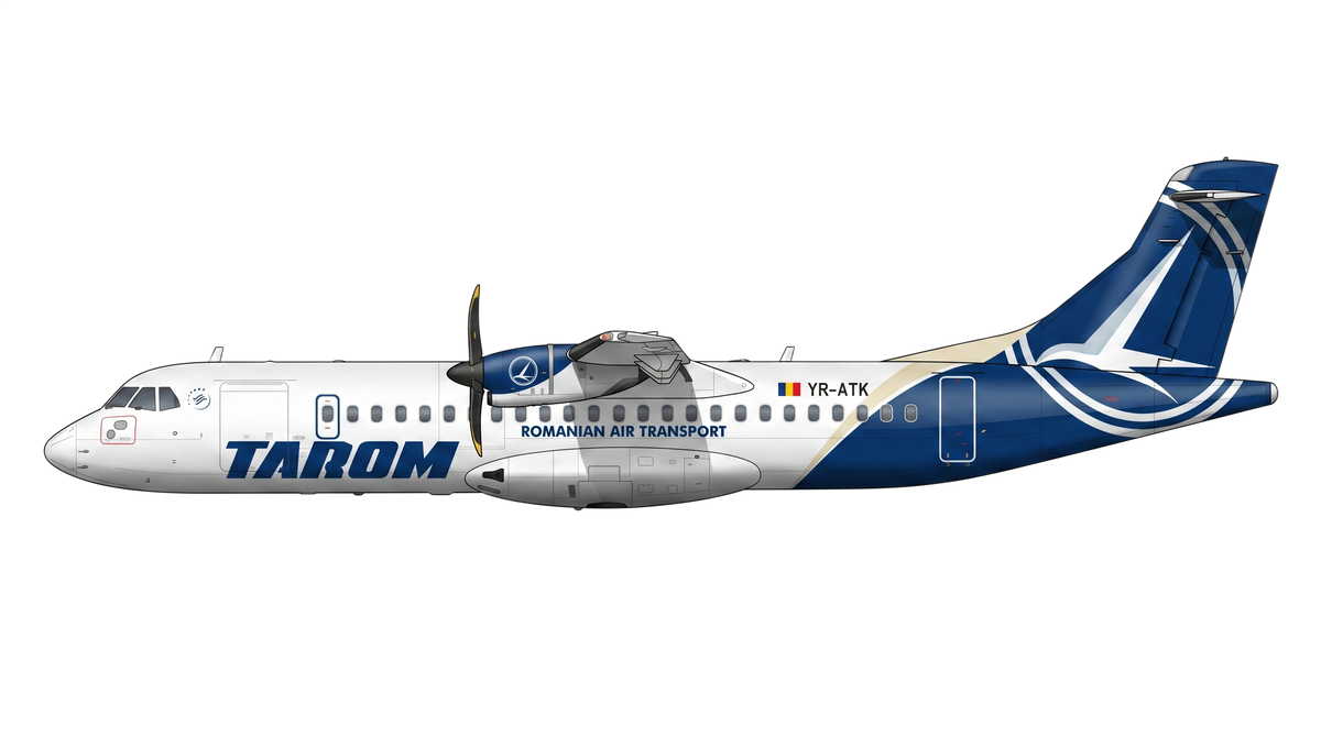 TAROM ATR 42/72 livery