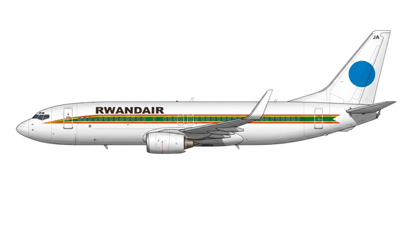 RwandAir Boeing 737 NG livery