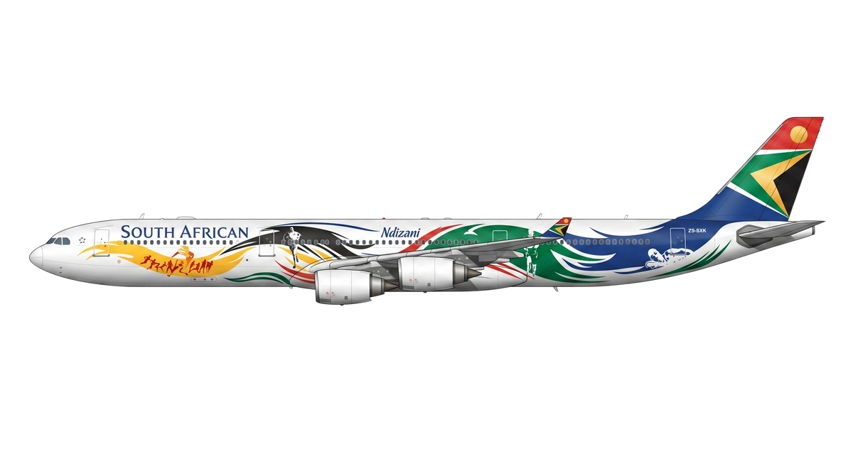 SAA Airbus A330/A340 livery