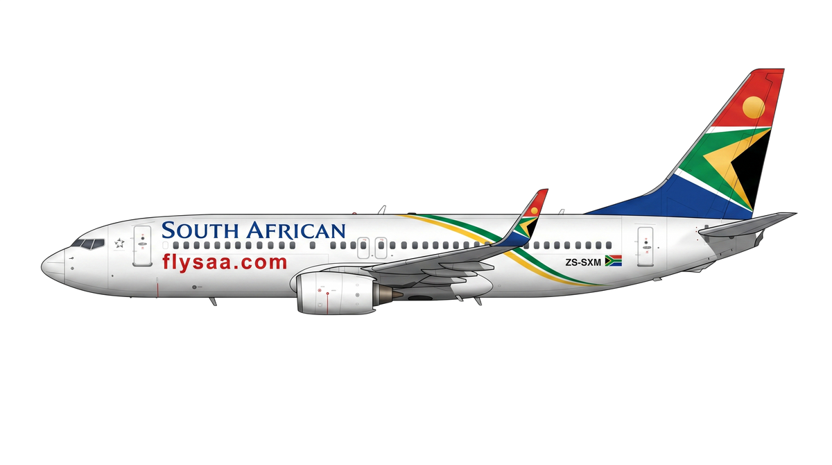 SAA Boeing 737 Classic livery