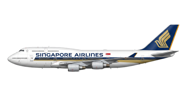 Singapore Airlines Boeing 747 livery