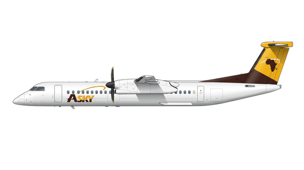 ASKY Airlines Bombardier DHC-8-400 livery
