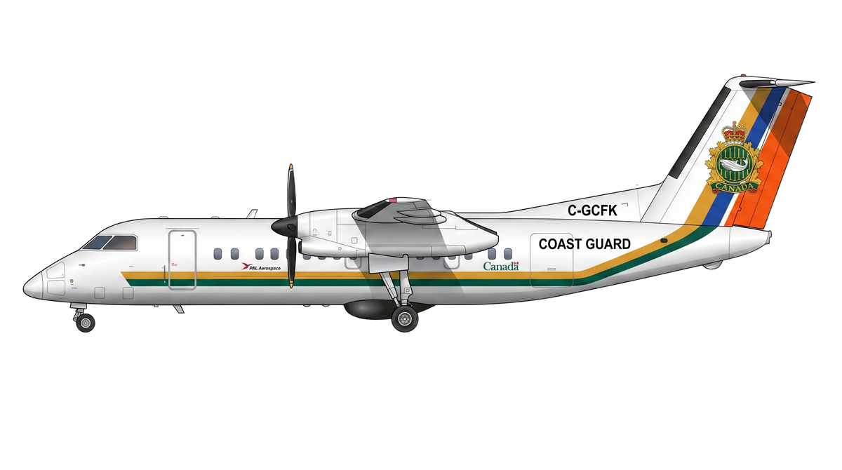 Provincial Airlines Bombardier DHC-8-100 livery