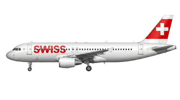 SWISS Airbus A318/A319/A32 livery