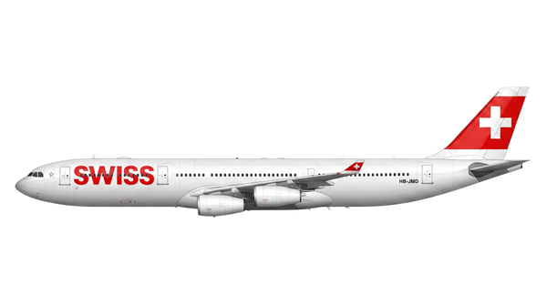 SWISS Airbus A330/A340 livery