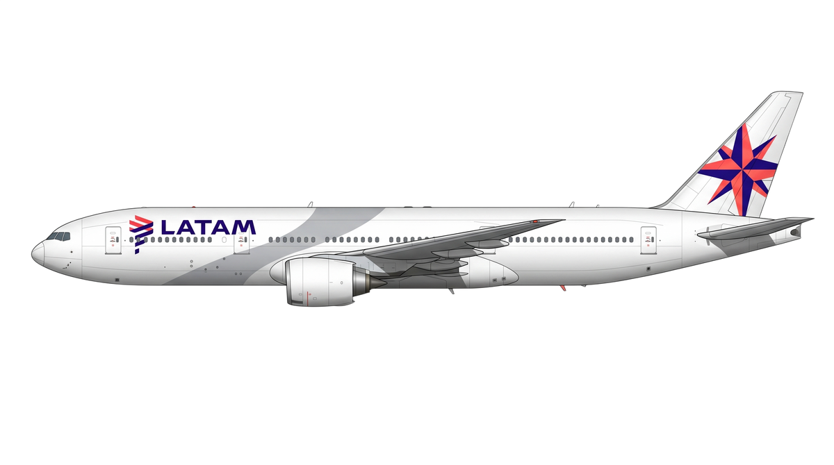 LATAM Airlines Brazil Boeing 777 livery