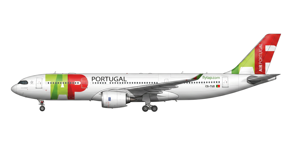 TAP Portugal Airbus A330/A340 livery