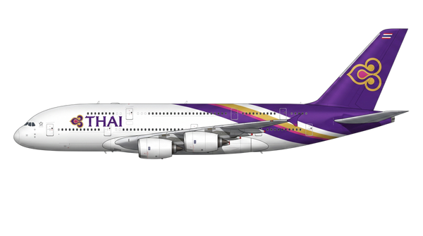 Thai Airways International Airbus A380 livery