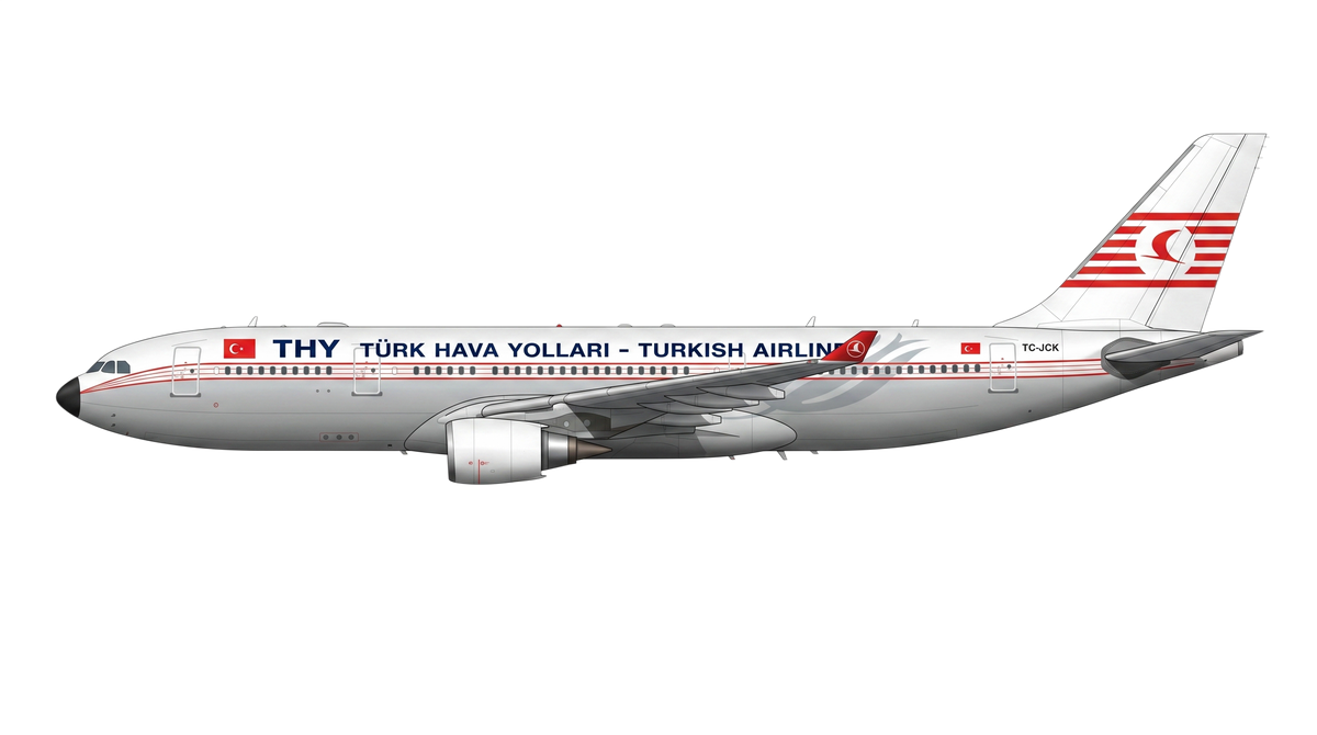 Turkish Airlines Airbus A330/A340 livery