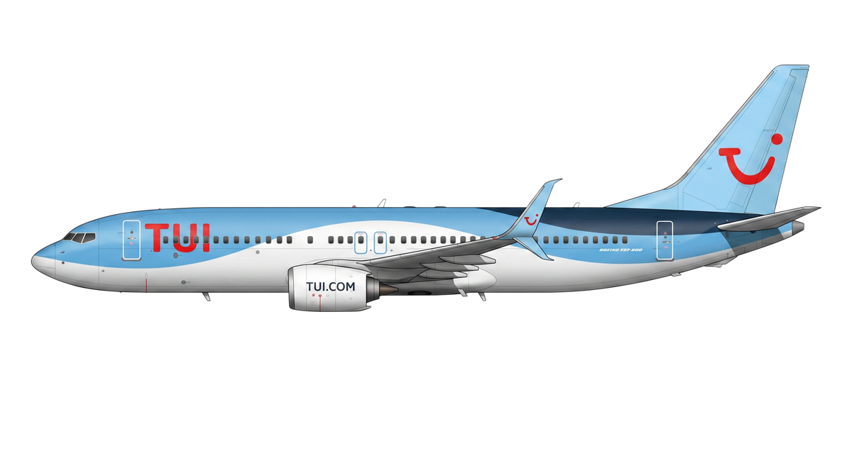 TUI Airways Limited Boeing 737 NG livery