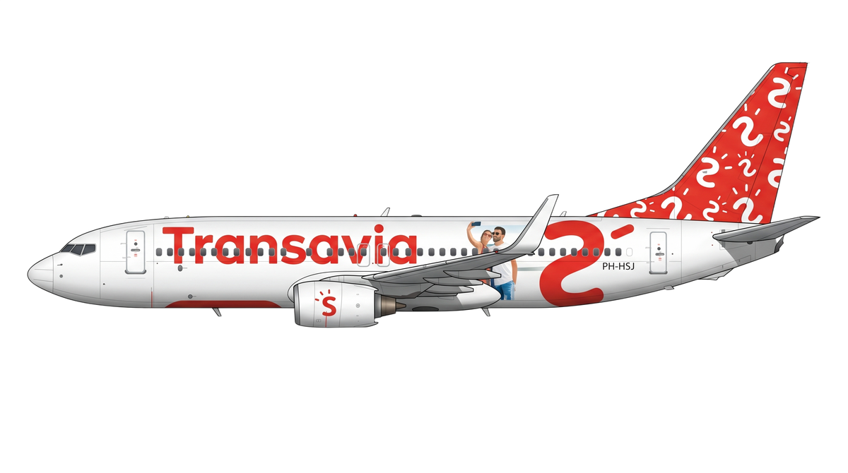 Transavia Boeing 737 NG livery