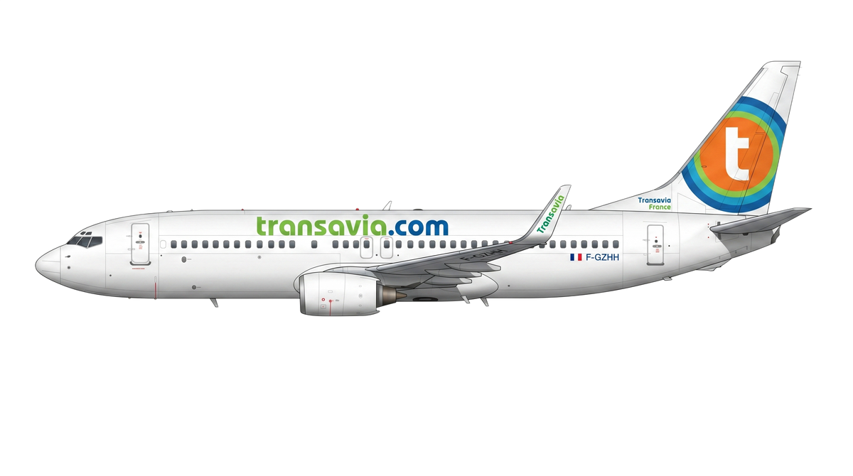 Transavia France Boeing 737 NG livery