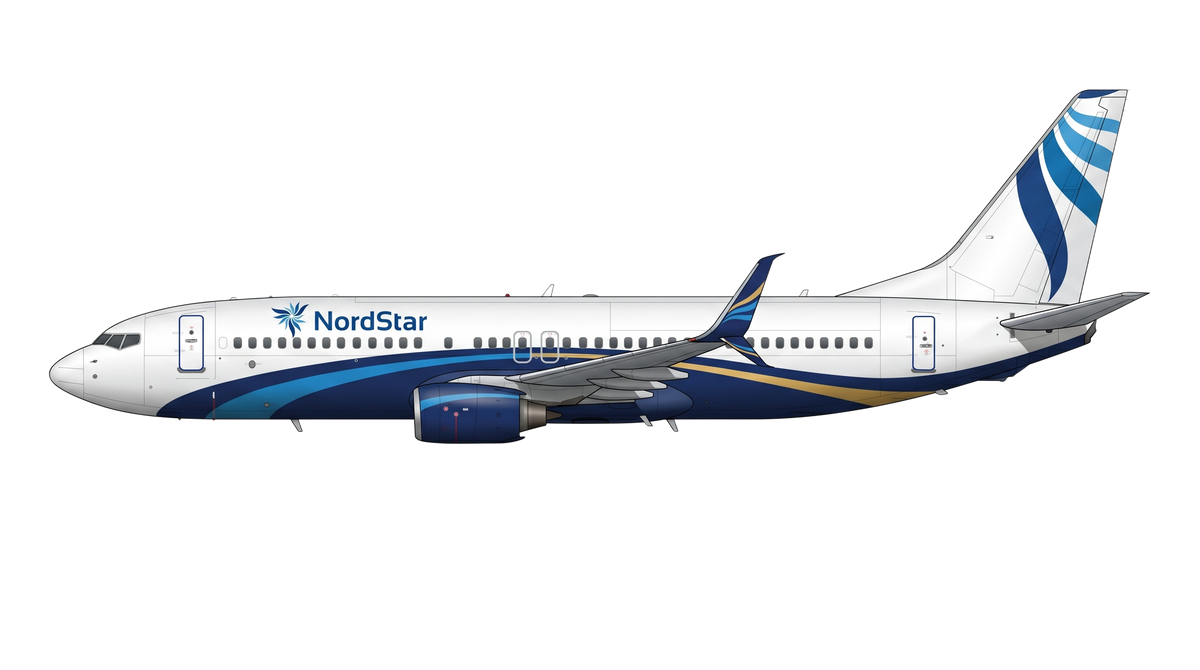 Joint Stock Company Airline Taimyr Boeing 737 Classic livery