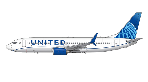 United Airlines Boeing 737 NG livery