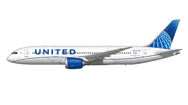 United Airlines Boeing 787 livery