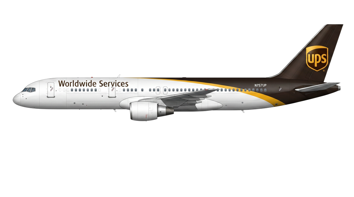 UPS Airlines Boeing 757 livery