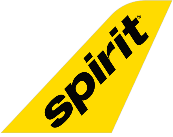 Spirit Airlines tail
